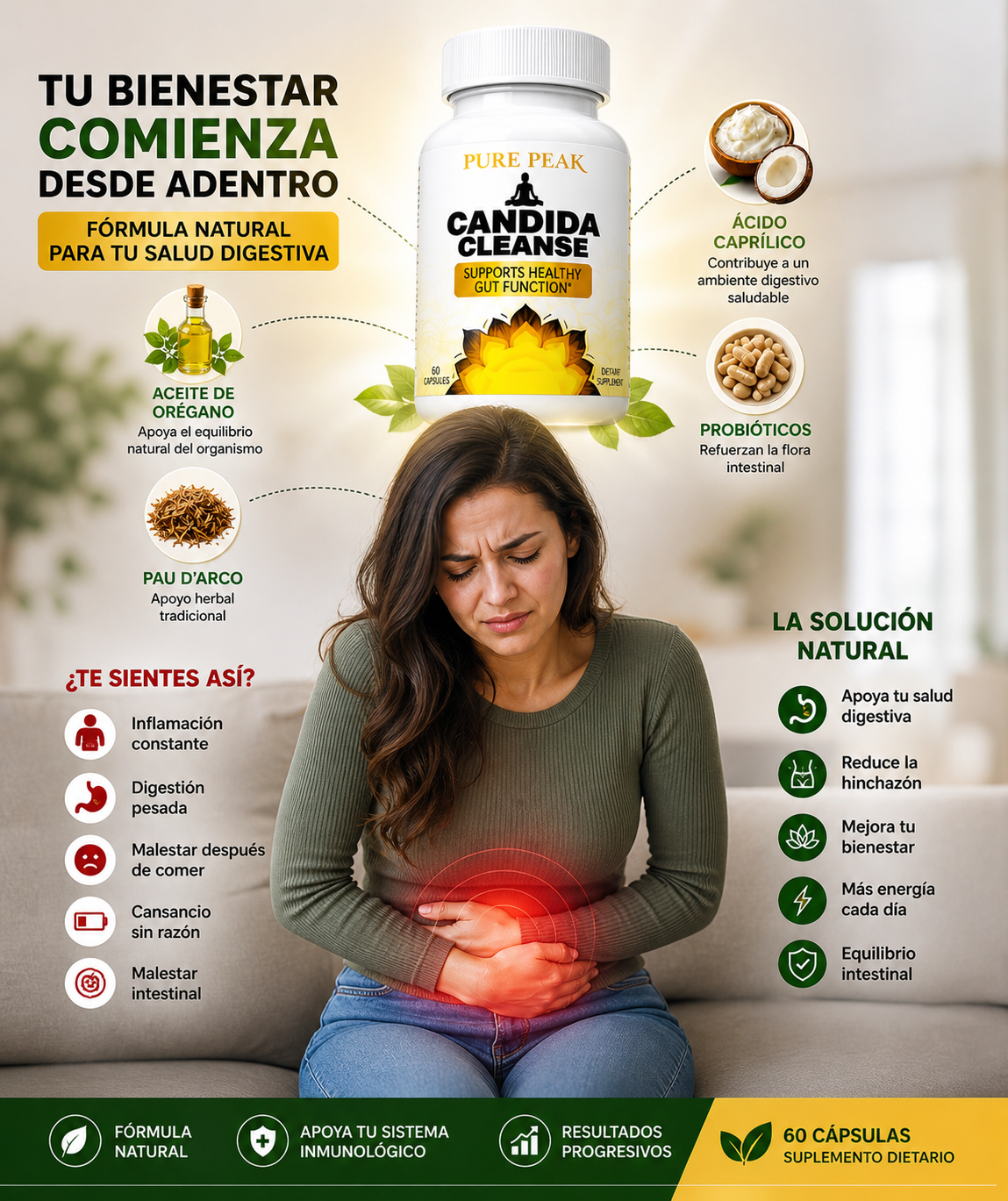 CANDIDA CLEANSE (60 CAPSULAS