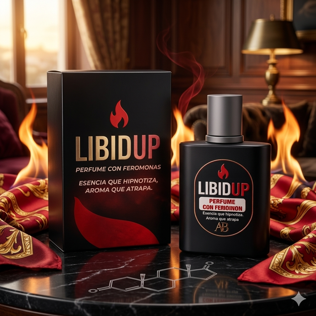 PERFUME VIRAL CON FEROMONAS LIBIDUP (HOMBRE)