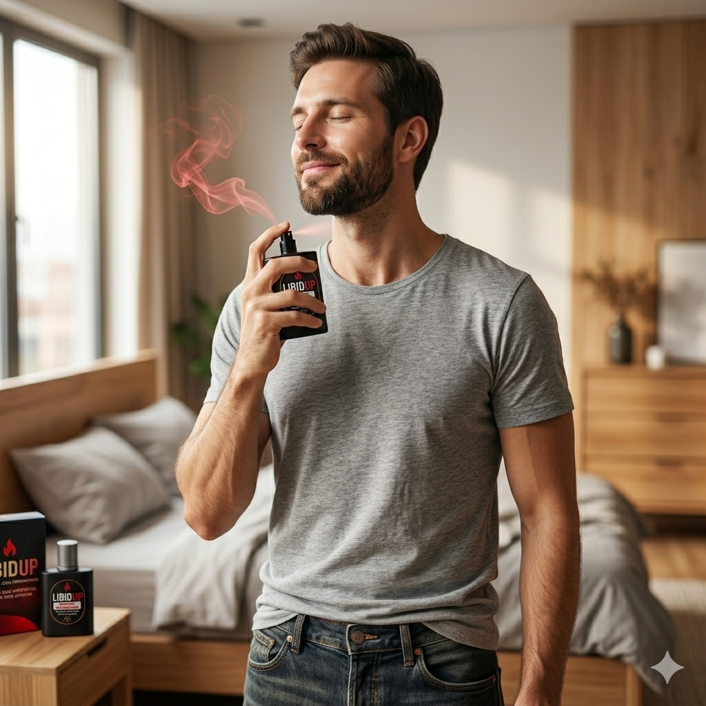 PERFUME VIRAL CON FEROMONAS LIBIDUP (HOMBRE)