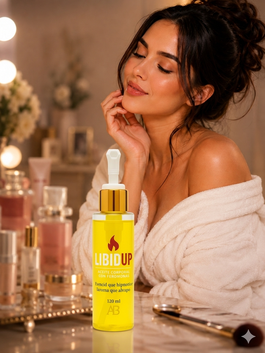 ACEITE CORPORAL CON FEROMONAS LIBIDUP 120ML (MUJER)