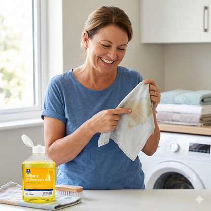 REMOVEDOR DE MANCHAS Y ACEITE PARA ROPA