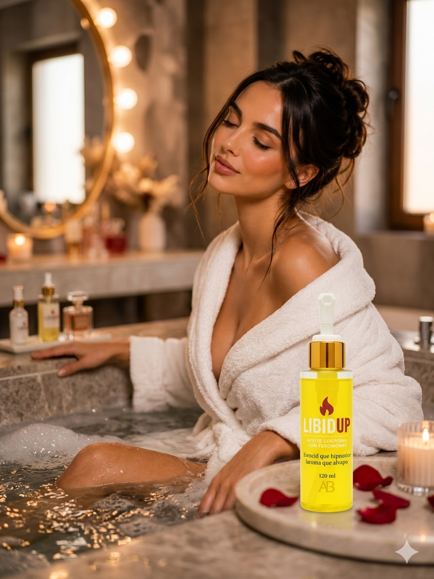 ACEITE CORPORAL CON FEROMONAS LIBIDUP 120ML (MUJER)